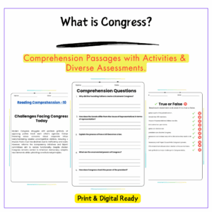 What is Congress Worksheet