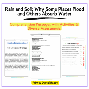 Rain & Soil Worksheet