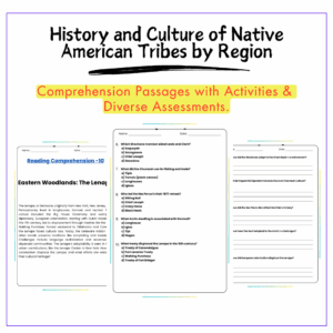 Native American Tribes Worksheet
