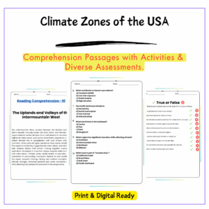 U.S. Climate Zones Worksheet