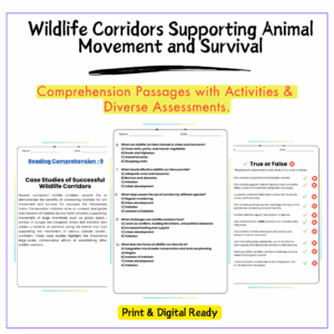 Wildlife Corridors Worksheet