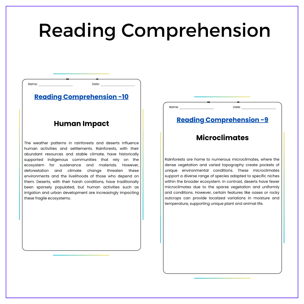 Rainforest vs. Desert Worksheet - Image 7