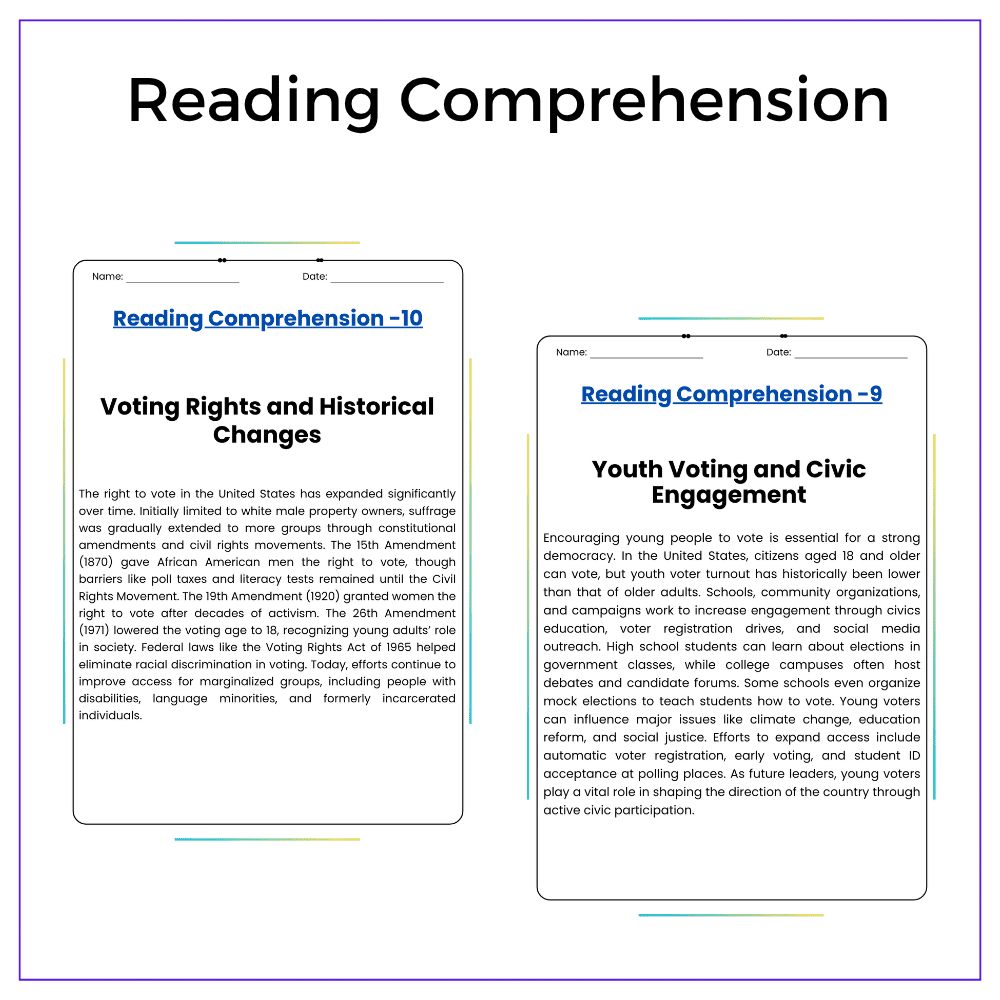 Voting & Elections Worksheet - Image 2