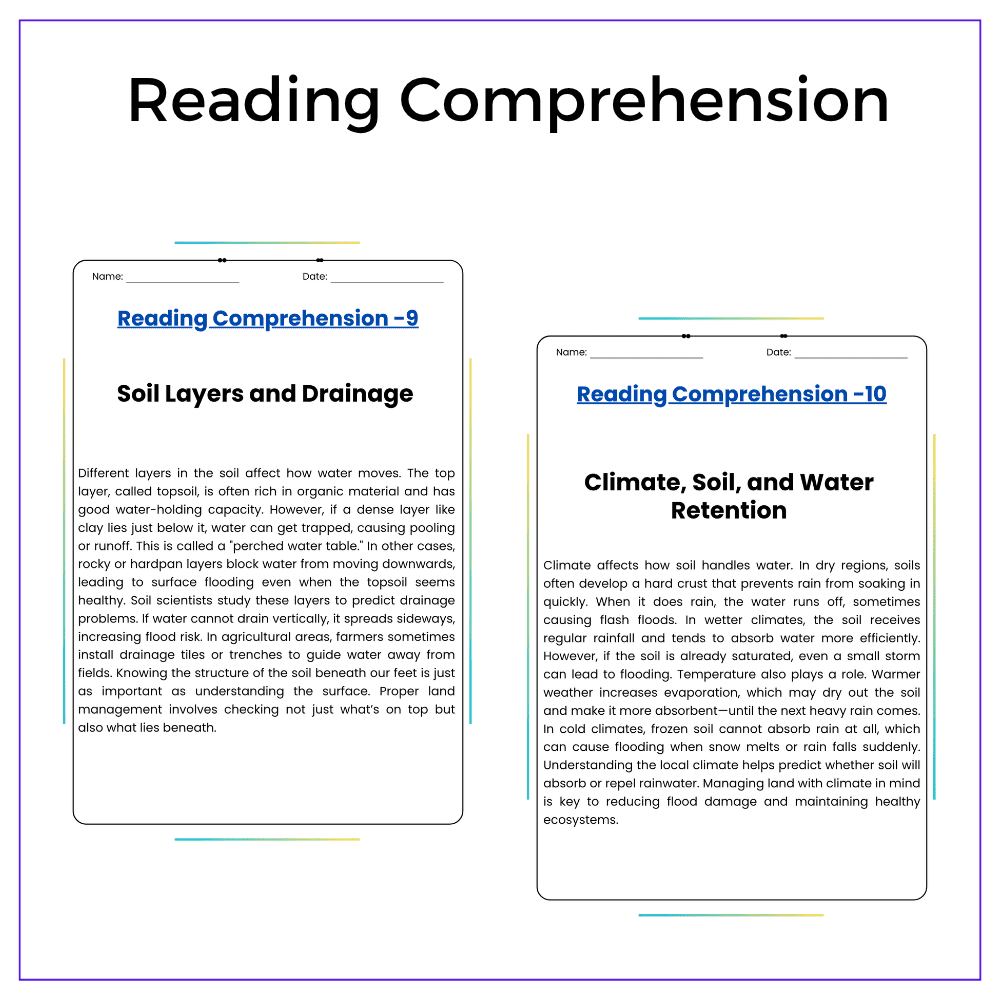 Rain & Soil Worksheet - Image 2