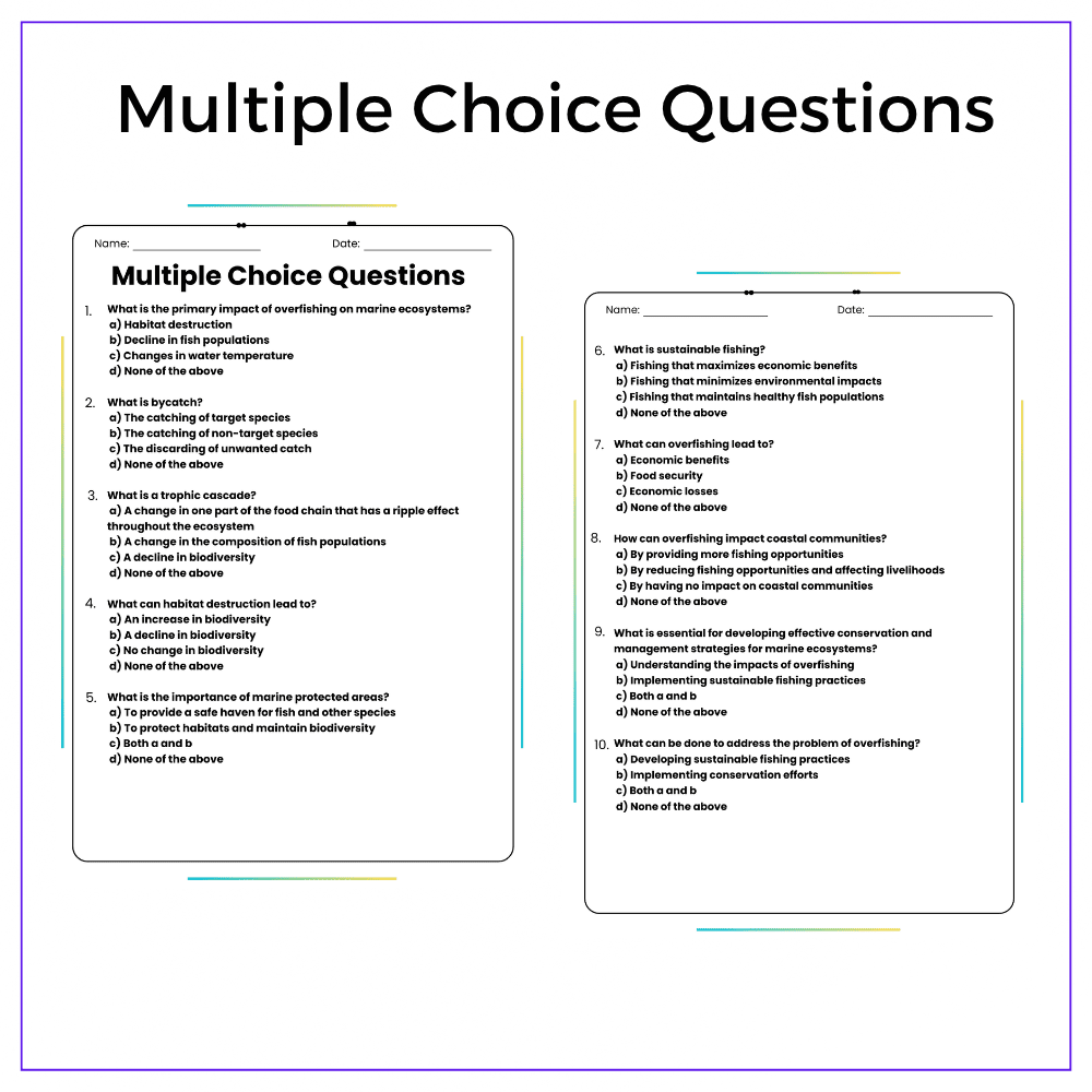 Overfishing Impact Worksheet - Image 3