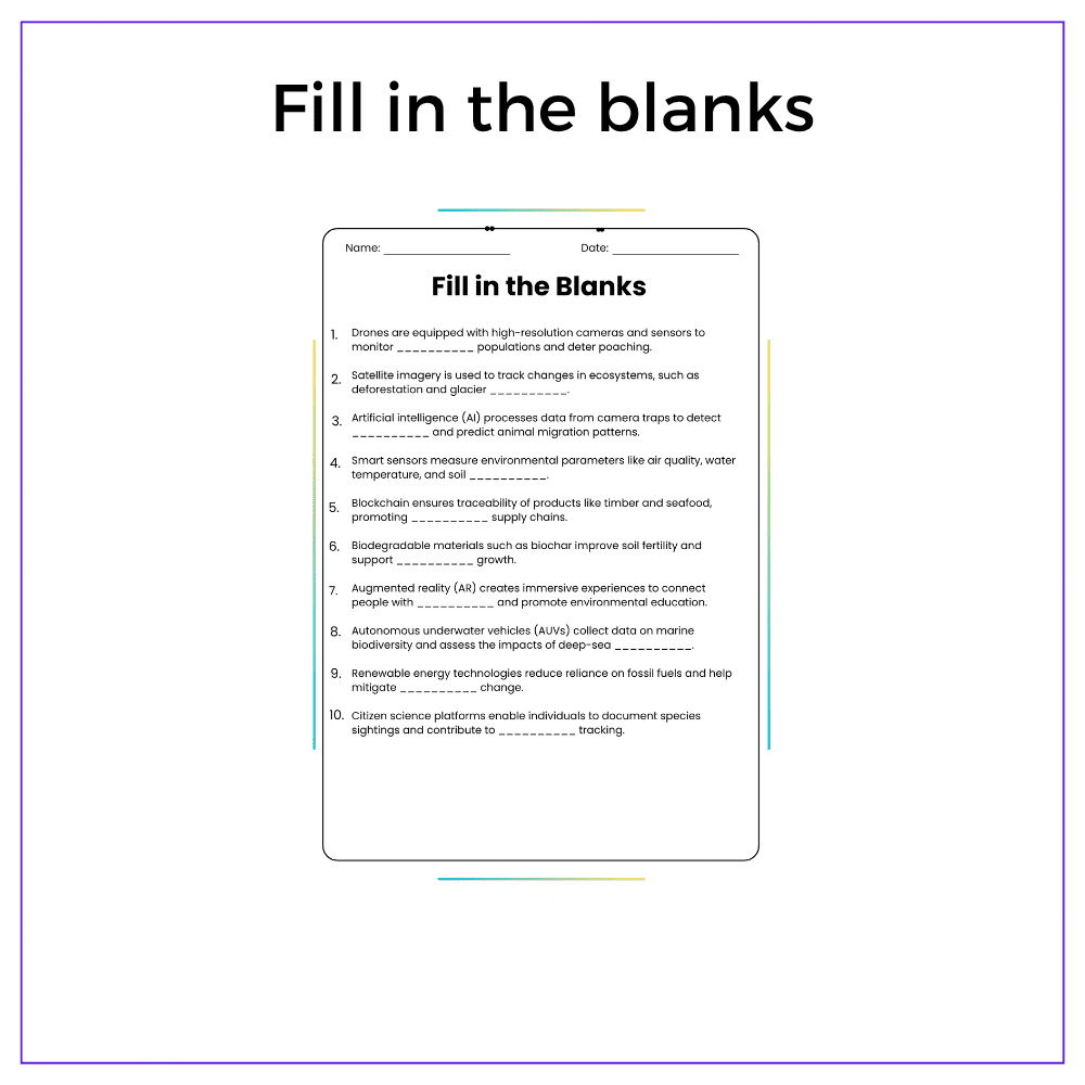 Ecosystem Protection Tech Worksheet - Image 4