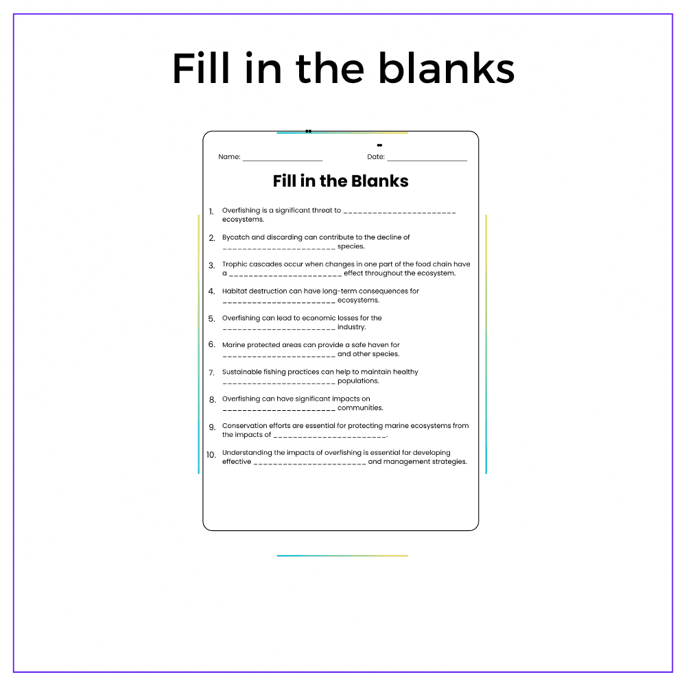 Overfishing Impact Worksheet - Image 4