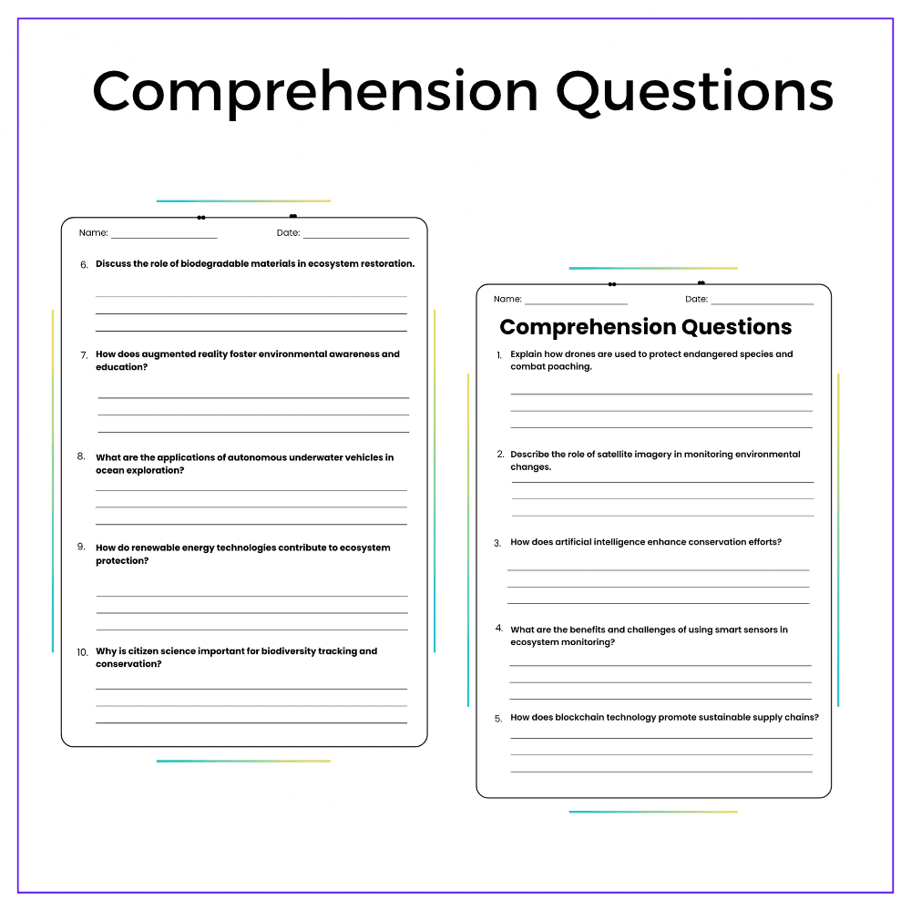 Ecosystem Protection Tech Worksheet - Image 5