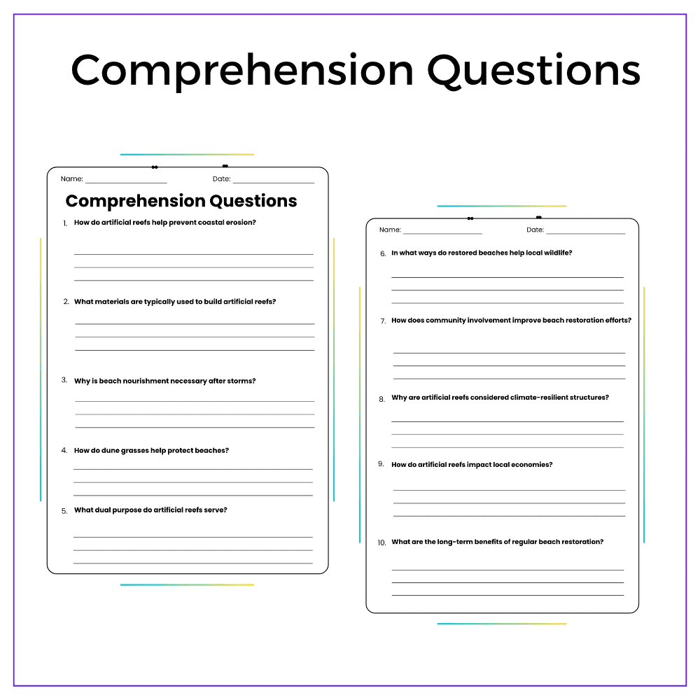 Shoreline Protection Worksheet - Image 4