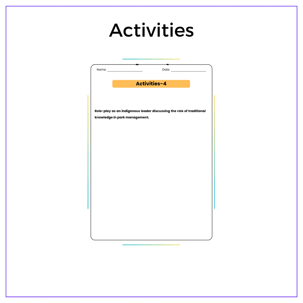 National Parks Conservation Worksheet - Image 7