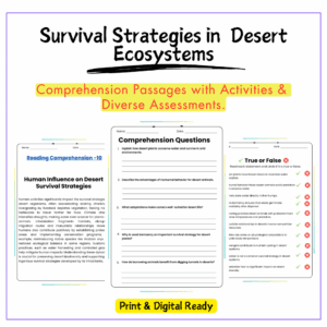 Desert Survival Worksheet