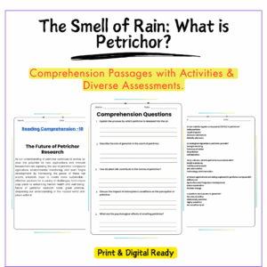 Petrichor Worksheet