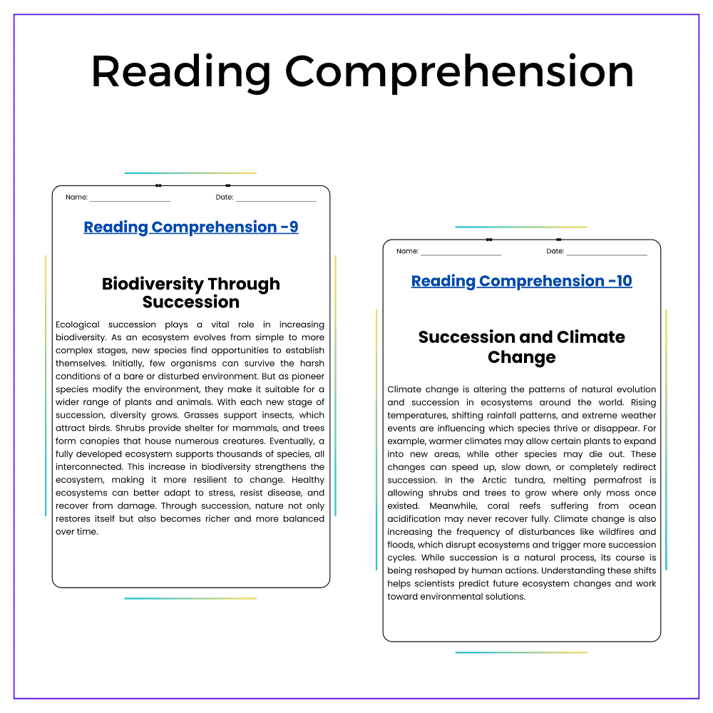 Ecosystem Succession Worksheet - Image 7