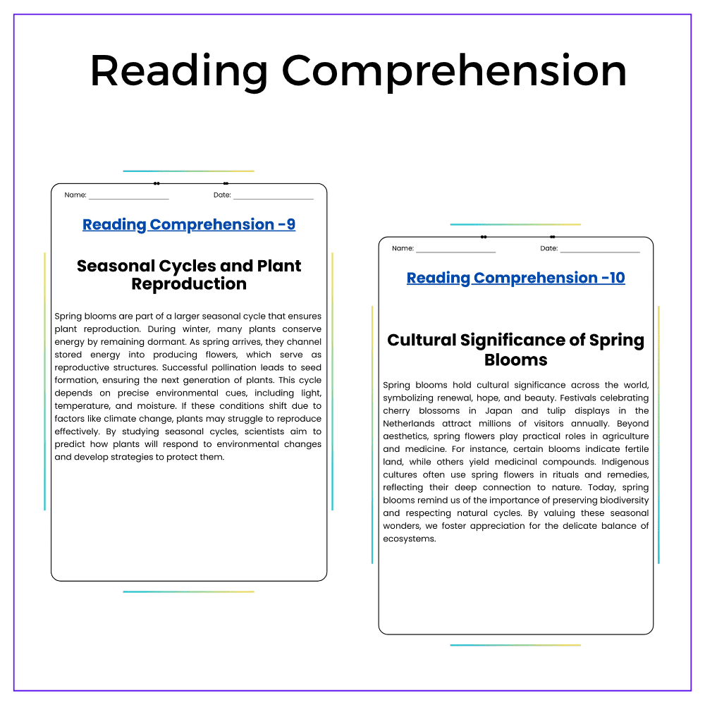 Why Flowers Bloom Worksheet - Image 2