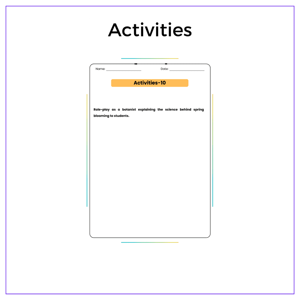 Why Flowers Bloom Worksheet - Image 7
