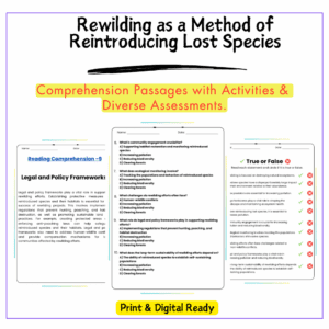 Rewilding Species Worksheet