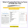 Freezing Rain Worksheet