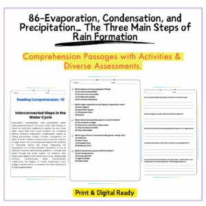 Water Cycle Stages Worksheet