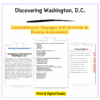 Washington, D.C. Worksheet