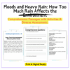 Floods & Heavy Rain Worksheet