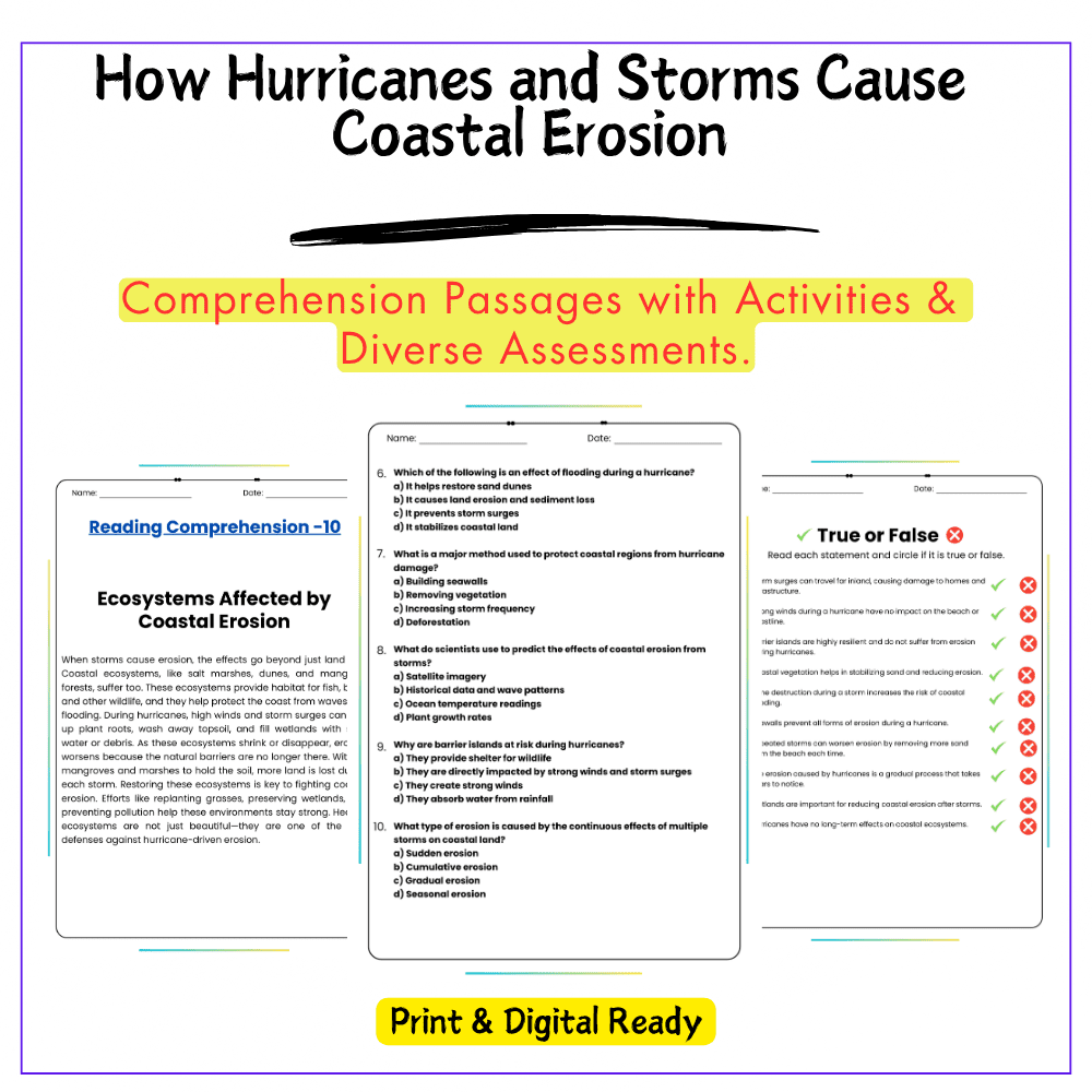 How Hurricanes and Storms Cause Coastal Erosion