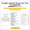Droughts & Heat Waves Worksheet