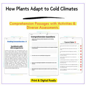 Plants in Cold Climates Worksheet