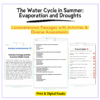 Water Cycle in Summer Worksheet
