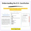 U.S. Constitution Worksheet