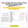 Rain & Soil Worksheet