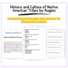 Native American Tribes Worksheet