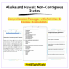 Alaska & Hawaii Worksheet