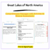 Great Lakes Worksheet