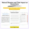 Natural Disasters Worksheet