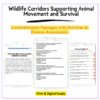 Wildlife Corridors Worksheet