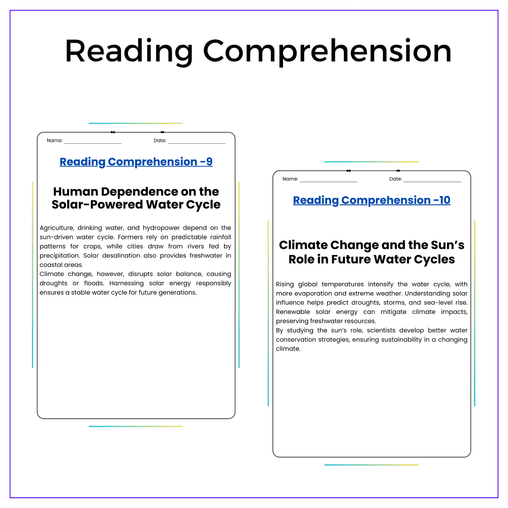 Sun in Water Cycle Worksheet - Image 2