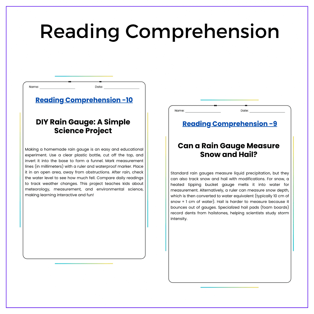 Rain Gauge Worksheet - Image 2