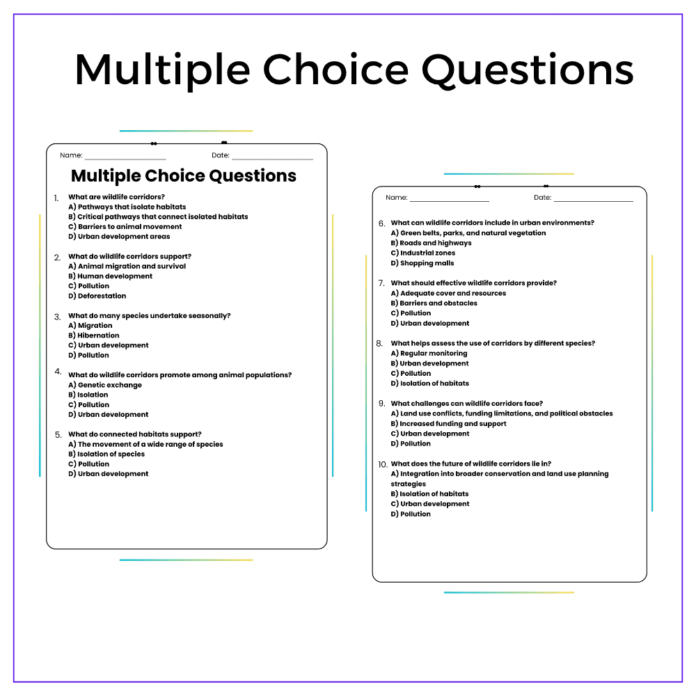 Seasonal Ecosystem Changes Worksheet - Image 2