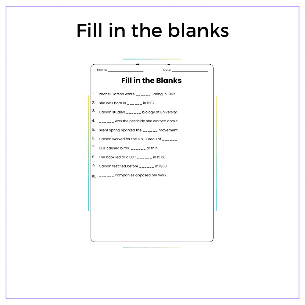 Rachel Carson and Silent Spring