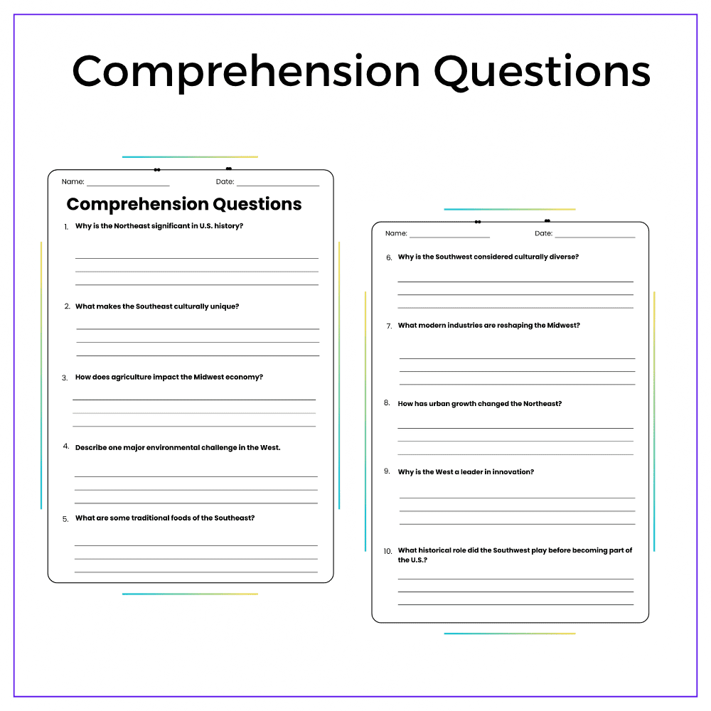 U.S. Regions: Northeast, Southeast, Midwest, Southwest, West - Image 5