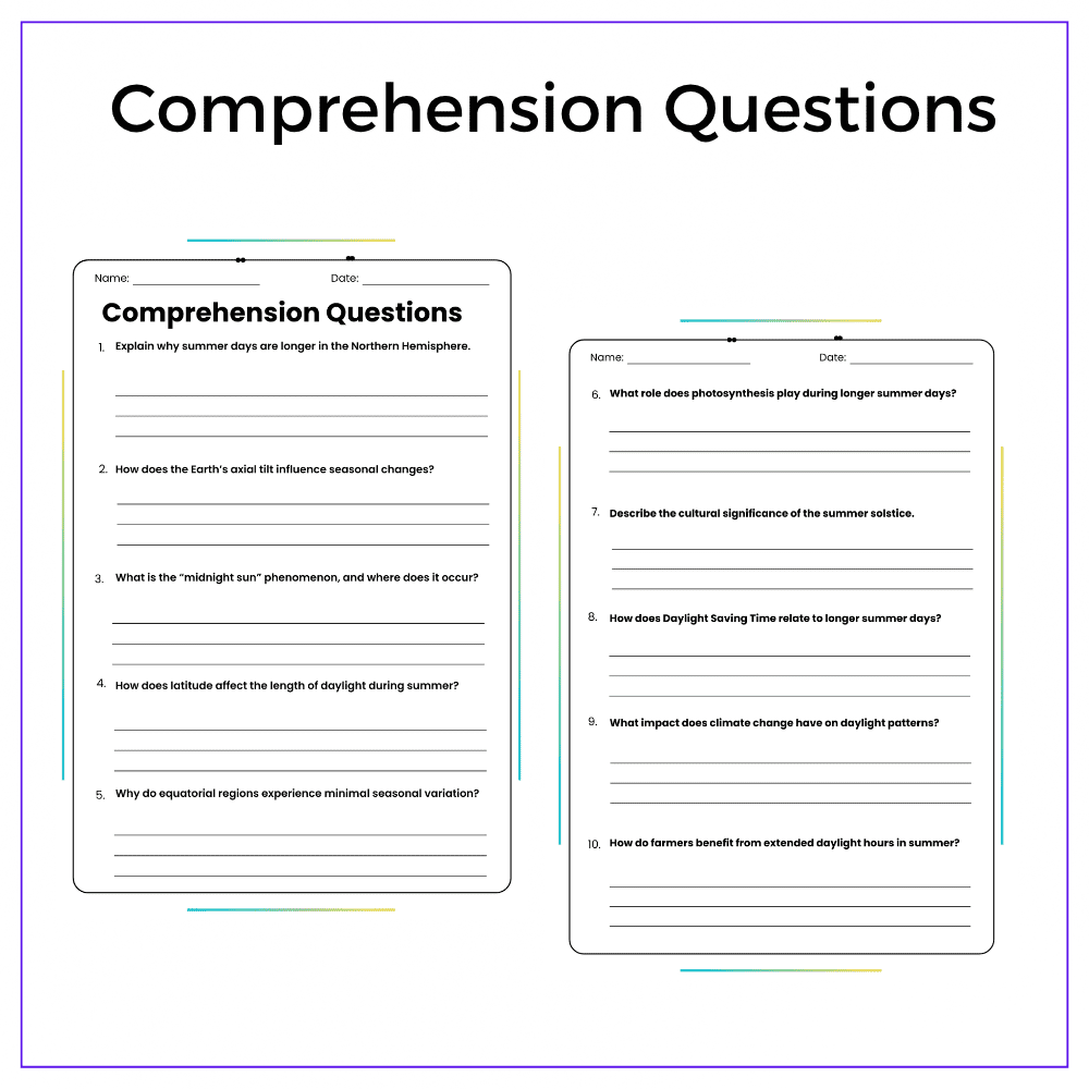 Science of Sunlight Worksheet - Image 5
