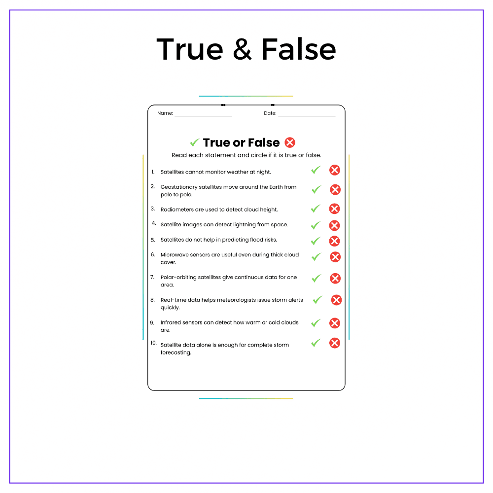 Weather Satellites Worksheet - Image 6