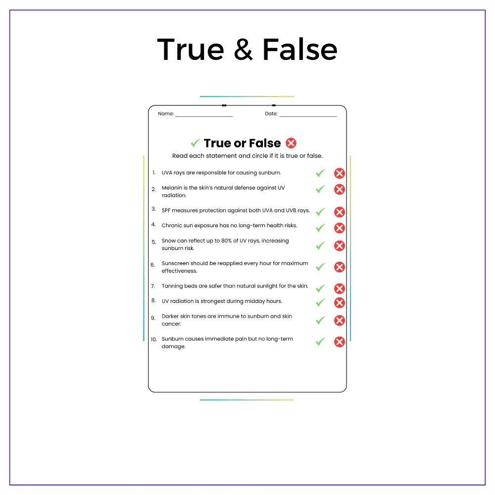 Science of Sunburn Worksheet - Image 3