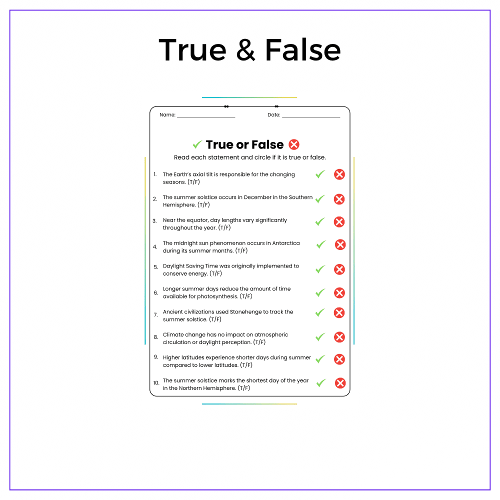 Science of Sunlight Worksheet - Image 6