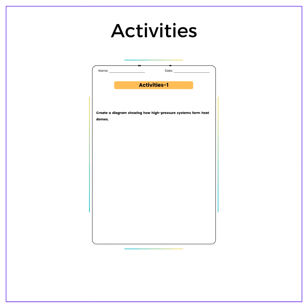 Heat Wave Science Worksheet - Image 3