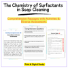 Soap Chemistry Worksheet