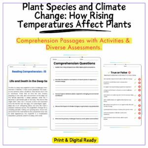 Plant Species & Climate Worksheet