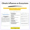 Climate & Ecosystems Worksheet