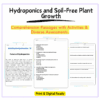 Hydroponics Worksheet