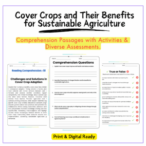 Cover Crops Worksheet